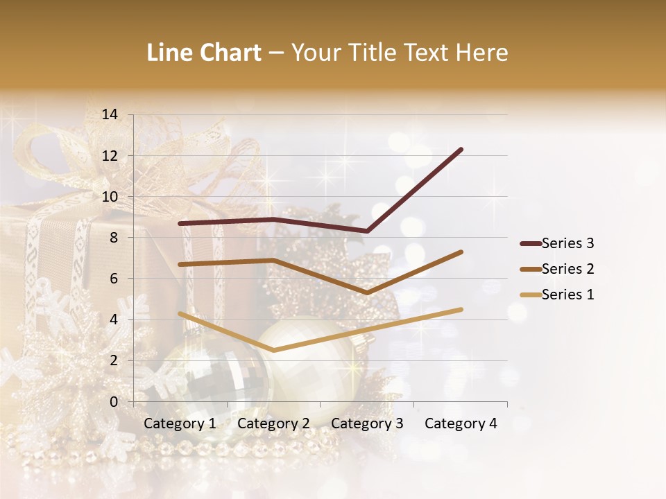 Gold Blur Celebration PowerPoint Template