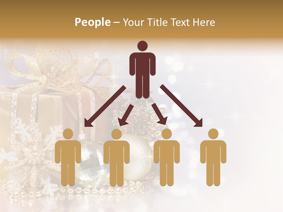 Gold Blur Celebration PowerPoint Template
