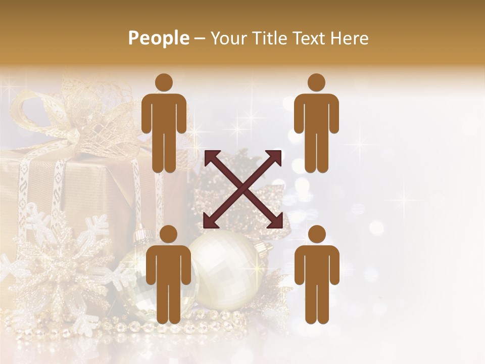 Gold Blur Celebration PowerPoint Template