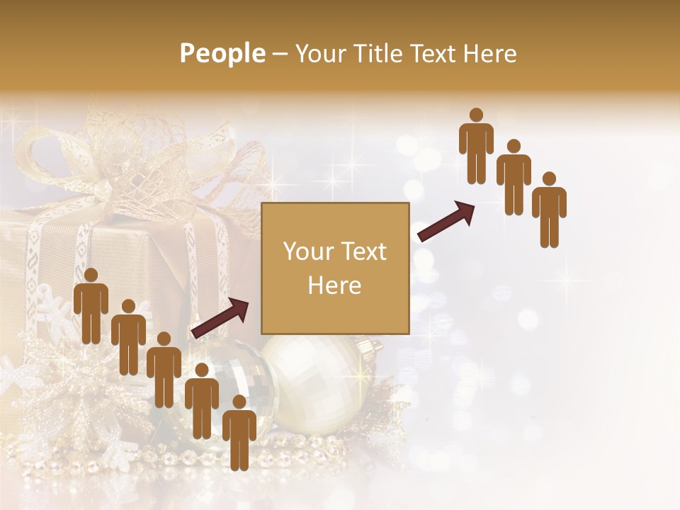 Gold Blur Celebration PowerPoint Template