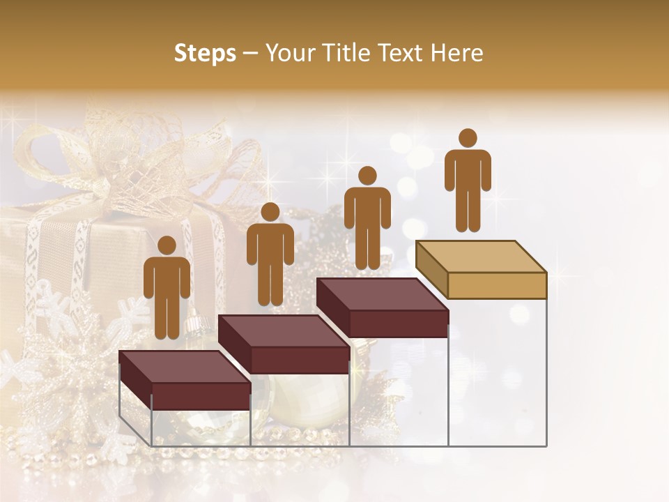 Gold Blur Celebration PowerPoint Template