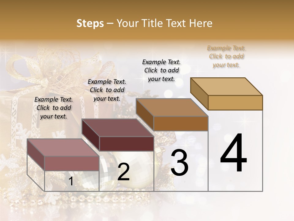 Gold Blur Celebration PowerPoint Template
