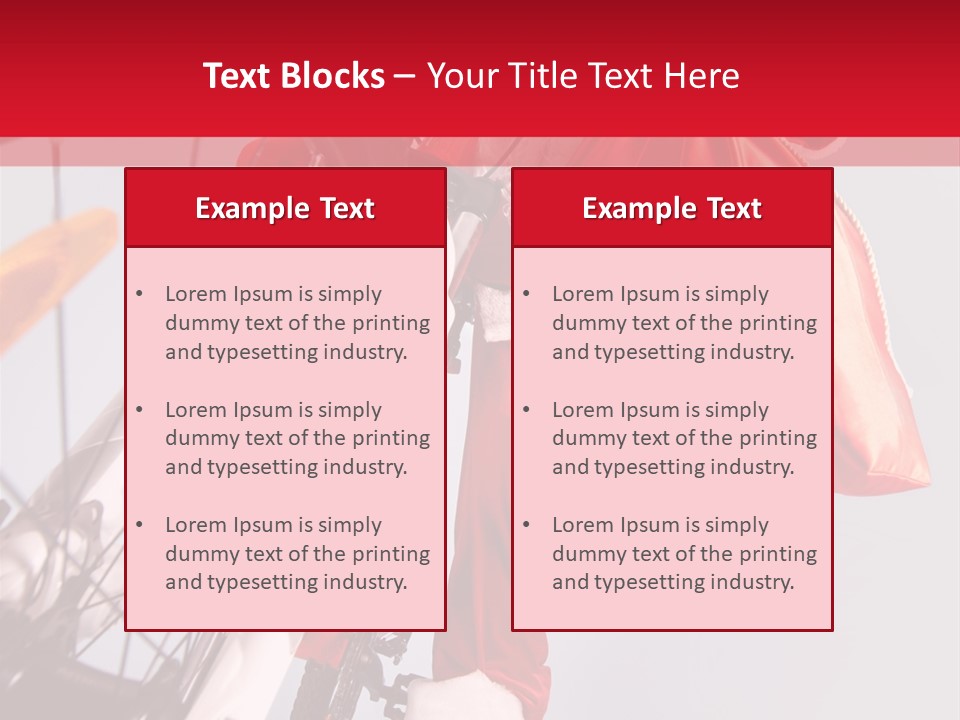 Santa Claus On A Bike PowerPoint Template