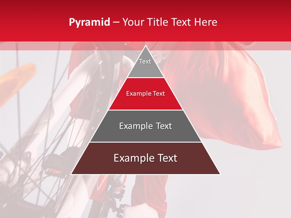 Santa Claus On A Bike PowerPoint Template