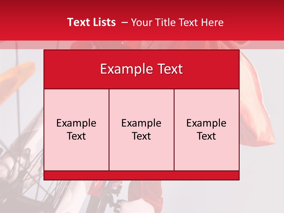 Santa Claus On A Bike PowerPoint Template