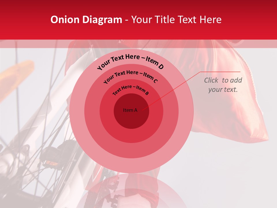 Santa Claus On A Bike PowerPoint Template