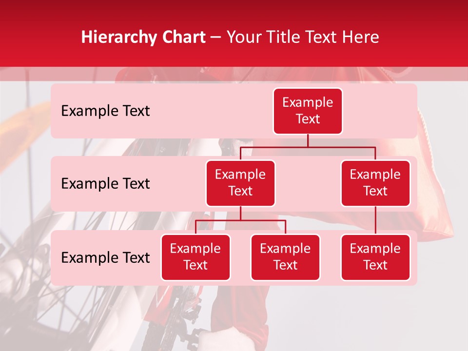 Santa Claus On A Bike PowerPoint Template
