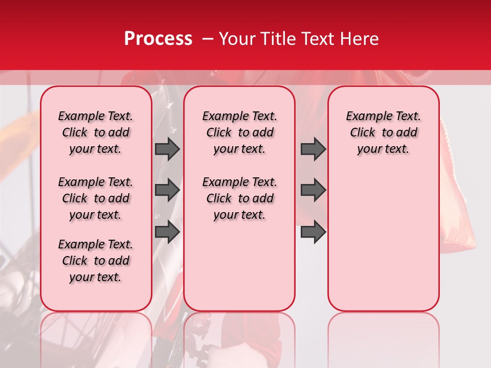 Santa Claus On A Bike PowerPoint Template