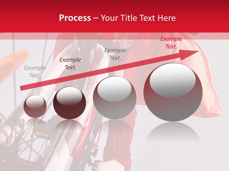 Santa Claus On A Bike PowerPoint Template