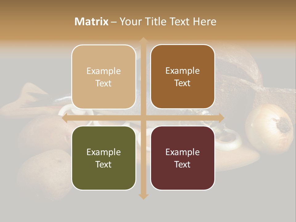 Seafood Cooking Plate PowerPoint Template