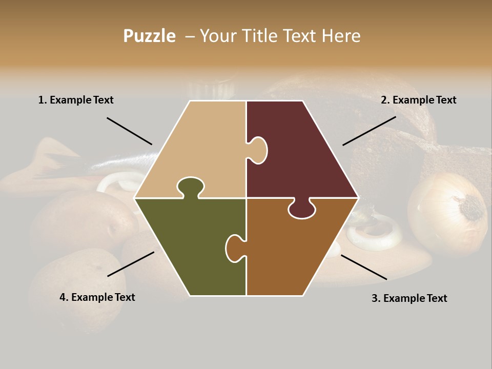 Seafood Cooking Plate PowerPoint Template