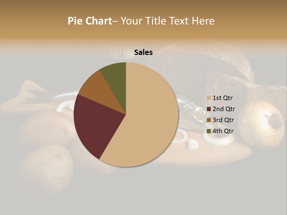 Seafood Cooking Plate PowerPoint Template