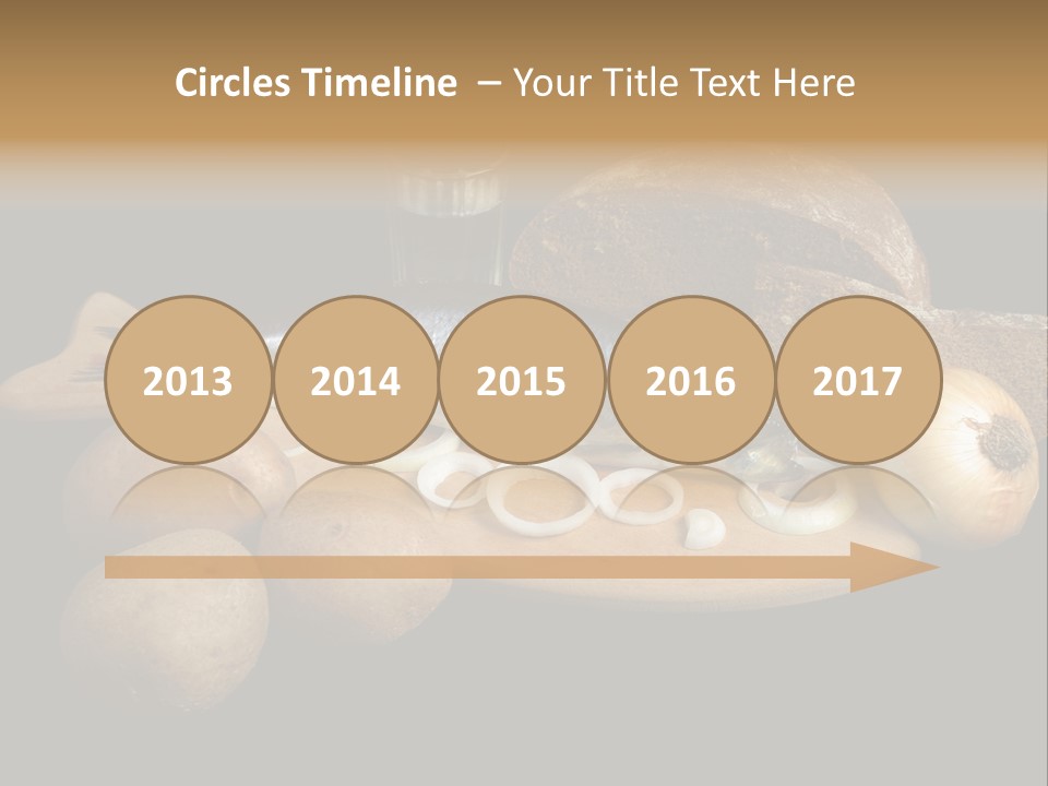 Seafood Cooking Plate PowerPoint Template