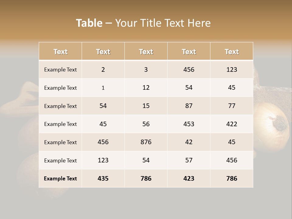 Seafood Cooking Plate PowerPoint Template