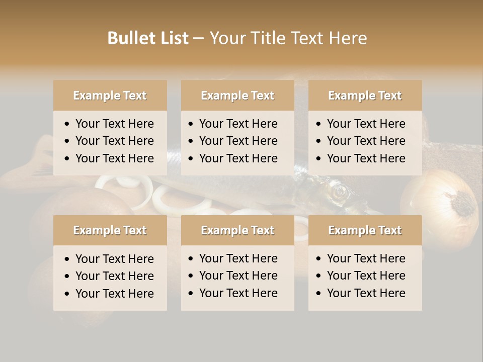 Seafood Cooking Plate PowerPoint Template