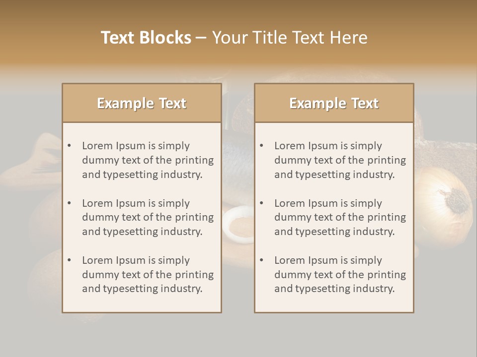 Seafood Cooking Plate PowerPoint Template