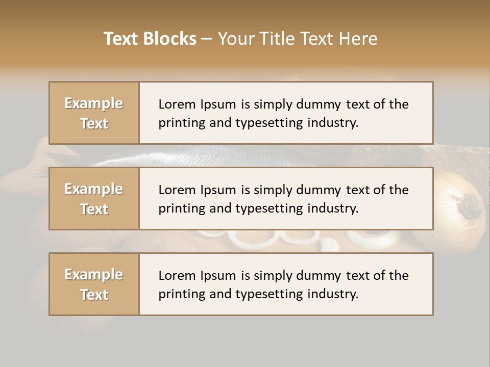 Seafood Cooking Plate PowerPoint Template