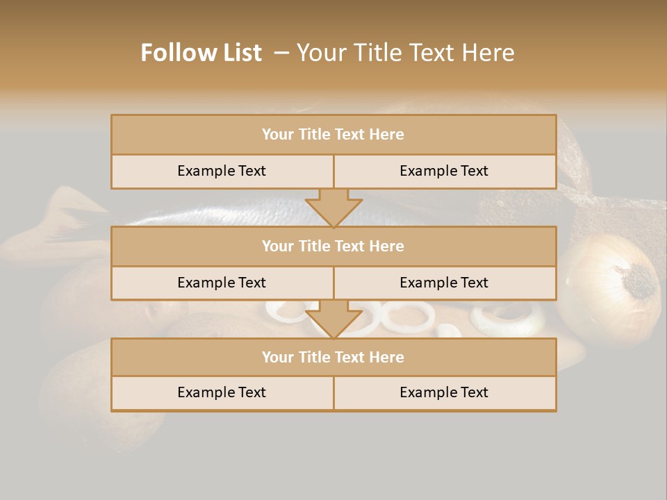 Seafood Cooking Plate PowerPoint Template