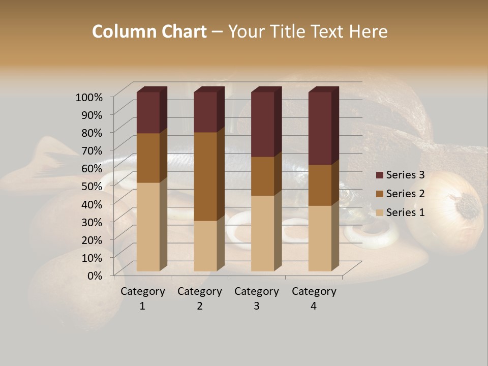 Seafood Cooking Plate PowerPoint Template
