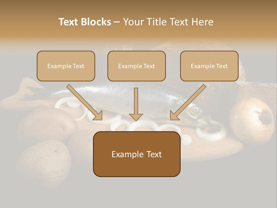 Seafood Cooking Plate PowerPoint Template