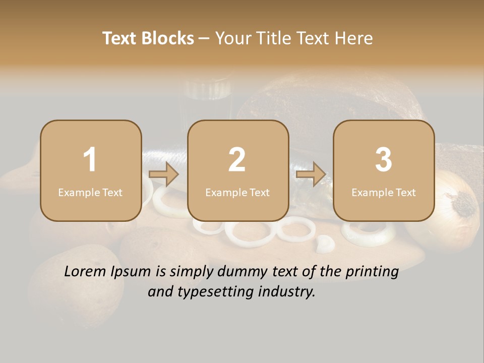 Seafood Cooking Plate PowerPoint Template