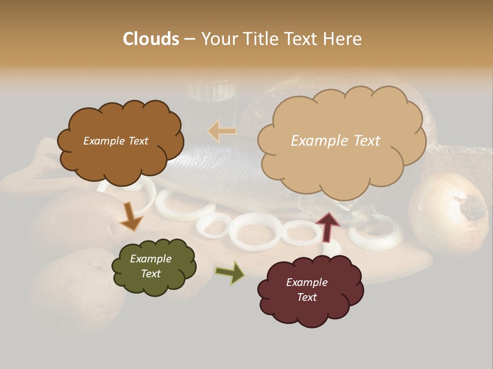 Seafood Cooking Plate PowerPoint Template