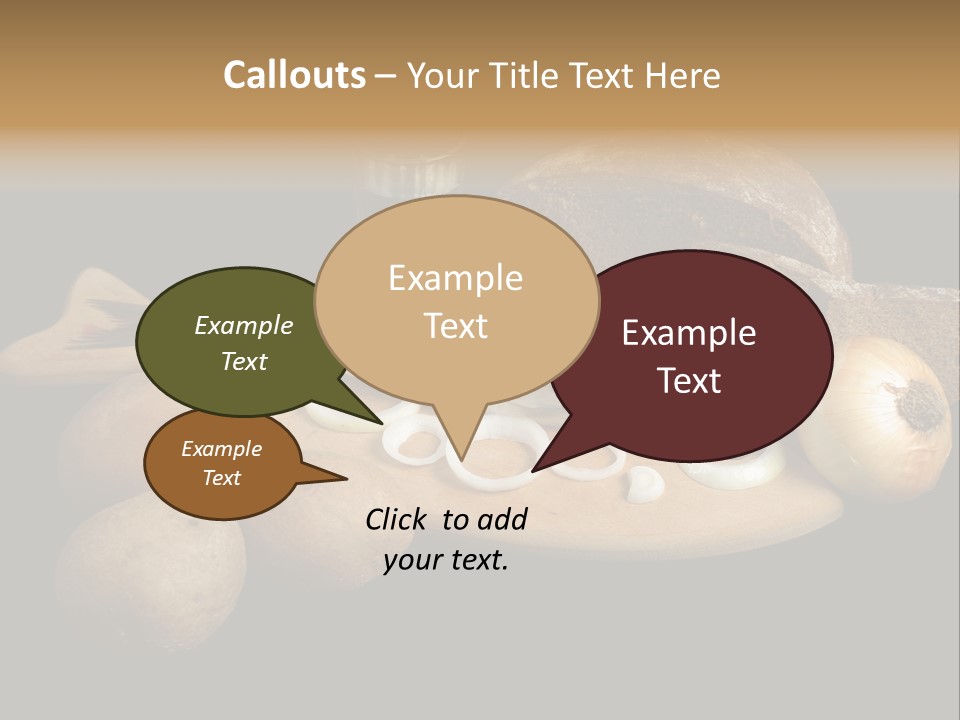 Seafood Cooking Plate PowerPoint Template