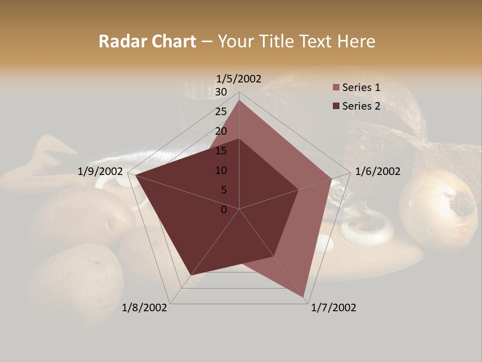 Seafood Cooking Plate PowerPoint Template