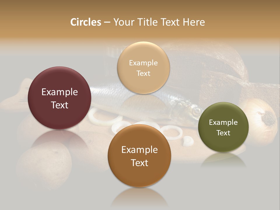 Seafood Cooking Plate PowerPoint Template