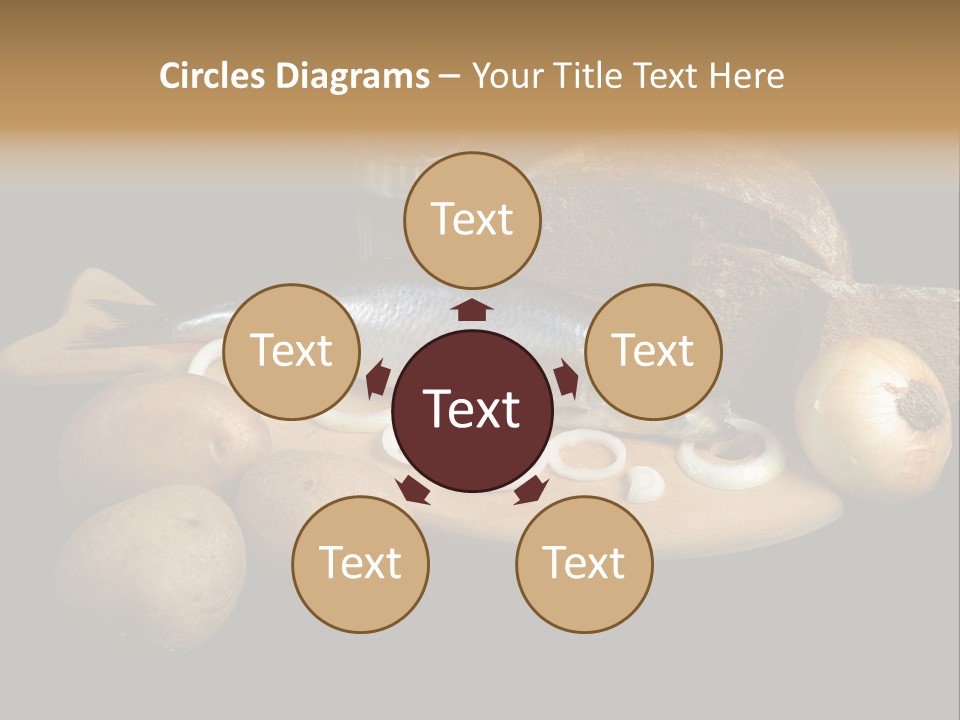 Seafood Cooking Plate PowerPoint Template