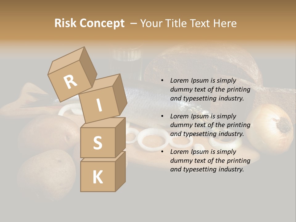 Seafood Cooking Plate PowerPoint Template