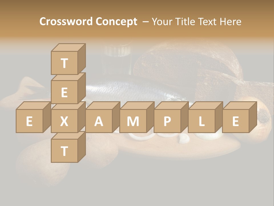 Seafood Cooking Plate PowerPoint Template