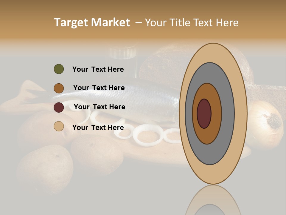 Seafood Cooking Plate PowerPoint Template