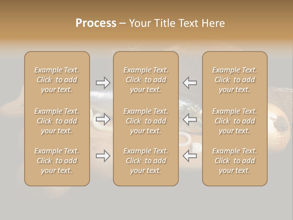 Seafood Cooking Plate PowerPoint Template