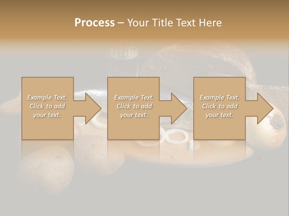 Seafood Cooking Plate PowerPoint Template