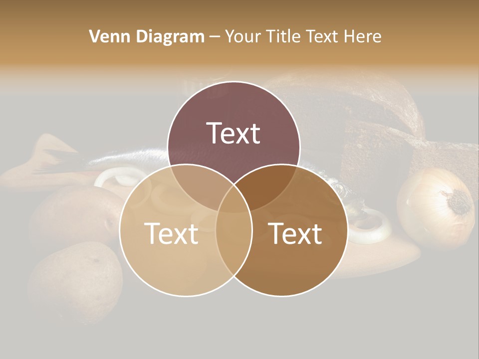 Seafood Cooking Plate PowerPoint Template