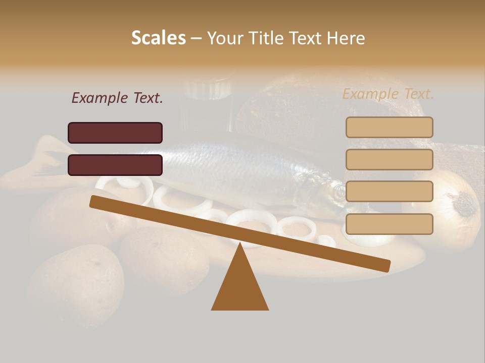 Seafood Cooking Plate PowerPoint Template