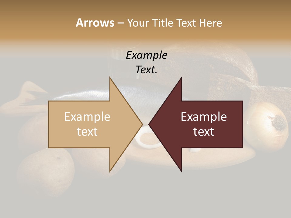 Seafood Cooking Plate PowerPoint Template