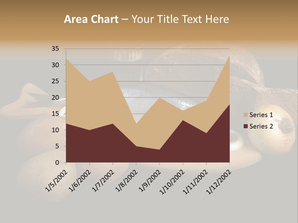 Seafood Cooking Plate PowerPoint Template