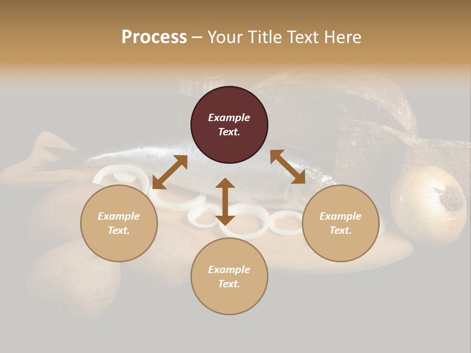 Seafood Cooking Plate PowerPoint Template