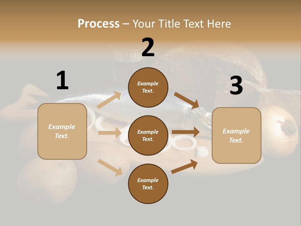 Seafood Cooking Plate PowerPoint Template