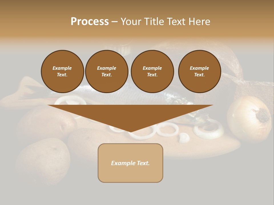 Seafood Cooking Plate PowerPoint Template