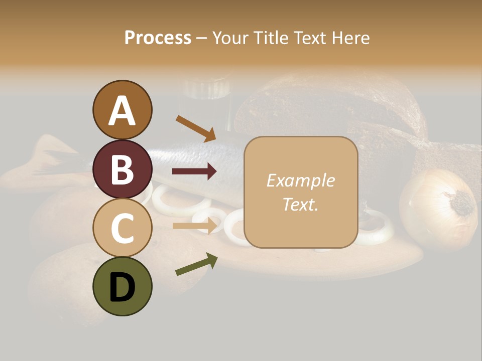Seafood Cooking Plate PowerPoint Template