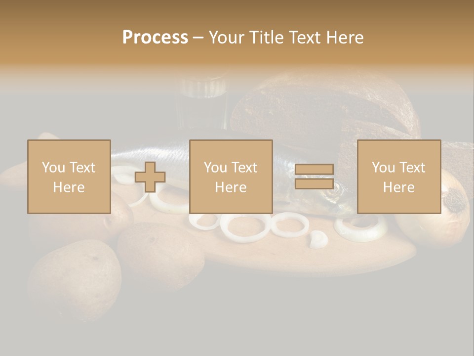 Seafood Cooking Plate PowerPoint Template