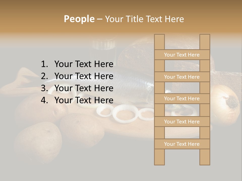 Seafood Cooking Plate PowerPoint Template