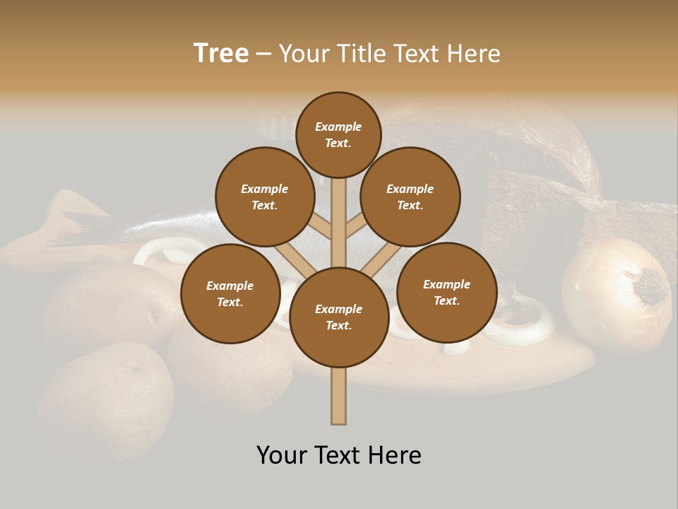 Seafood Cooking Plate PowerPoint Template