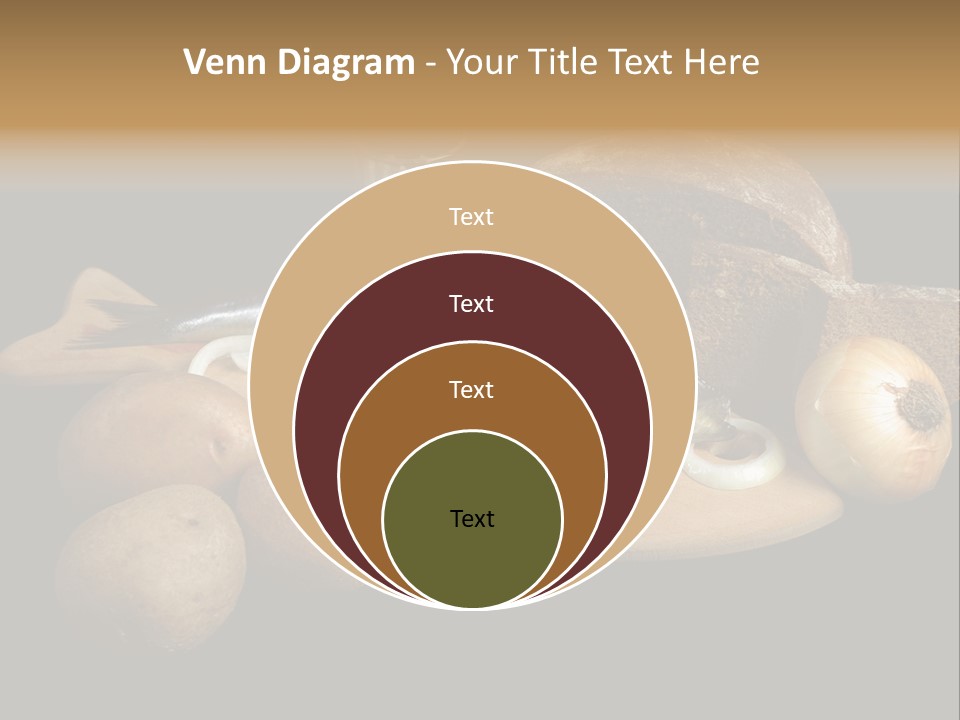 Seafood Cooking Plate PowerPoint Template