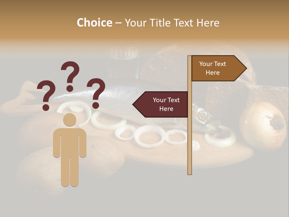 Seafood Cooking Plate PowerPoint Template