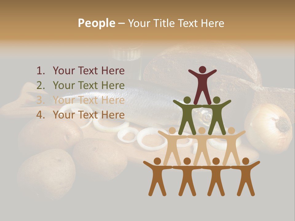 Seafood Cooking Plate PowerPoint Template