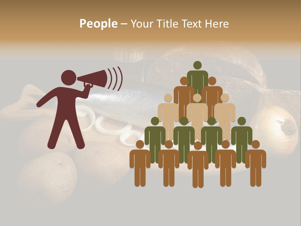 Seafood Cooking Plate PowerPoint Template